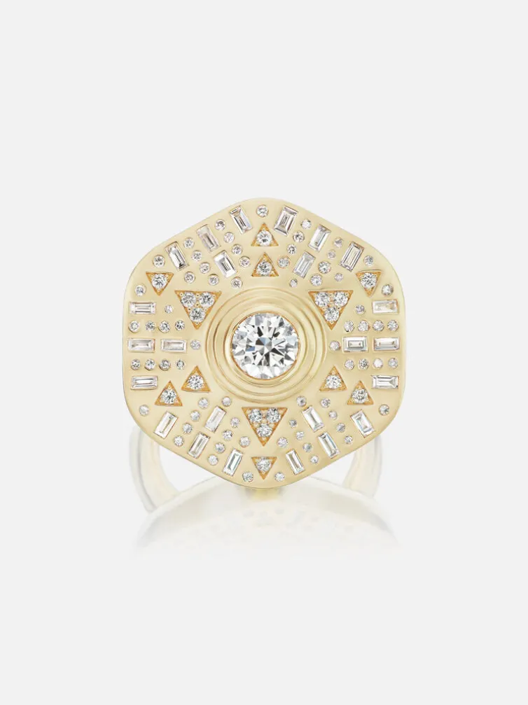Stardust Major Cocktail Ring