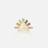 Sunburst Stud Earring Single