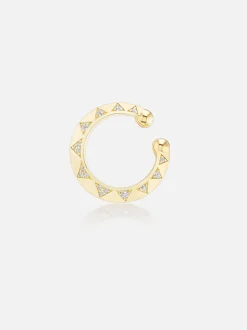 Tapered Talisman Diamond Ear Cuff