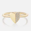 Tiny Heart Stacking Ring