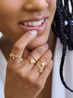 Tiny Heart Stacking Ring