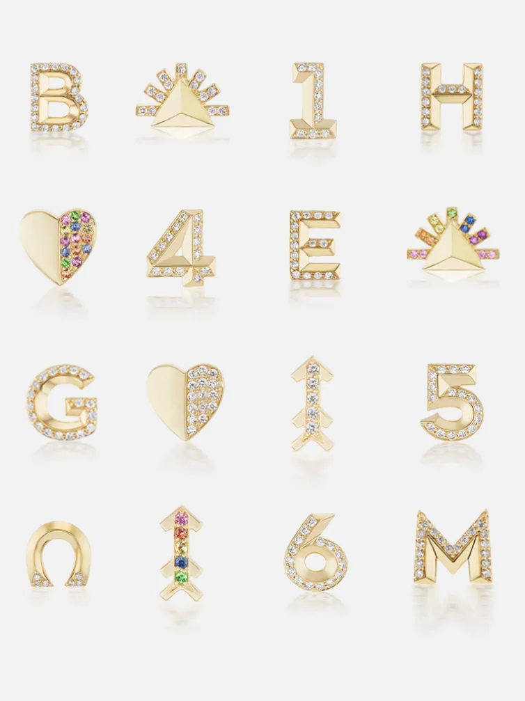 Tiny Horseshoe Stud Earring Single