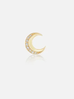 Tiny Moon Stud Single