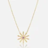 Tiny Sunflower Pendant Necklace