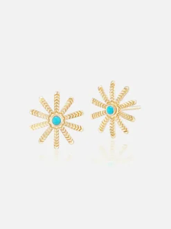 Tiny Sunflower Studs