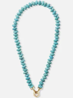 Turquoise Bead Foundation Necklace