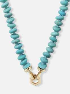 Turquoise Bead Foundation Necklace