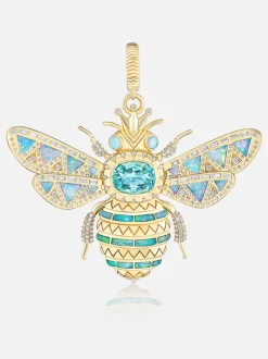 XL Queen Bee Pendant Paraiba Opal